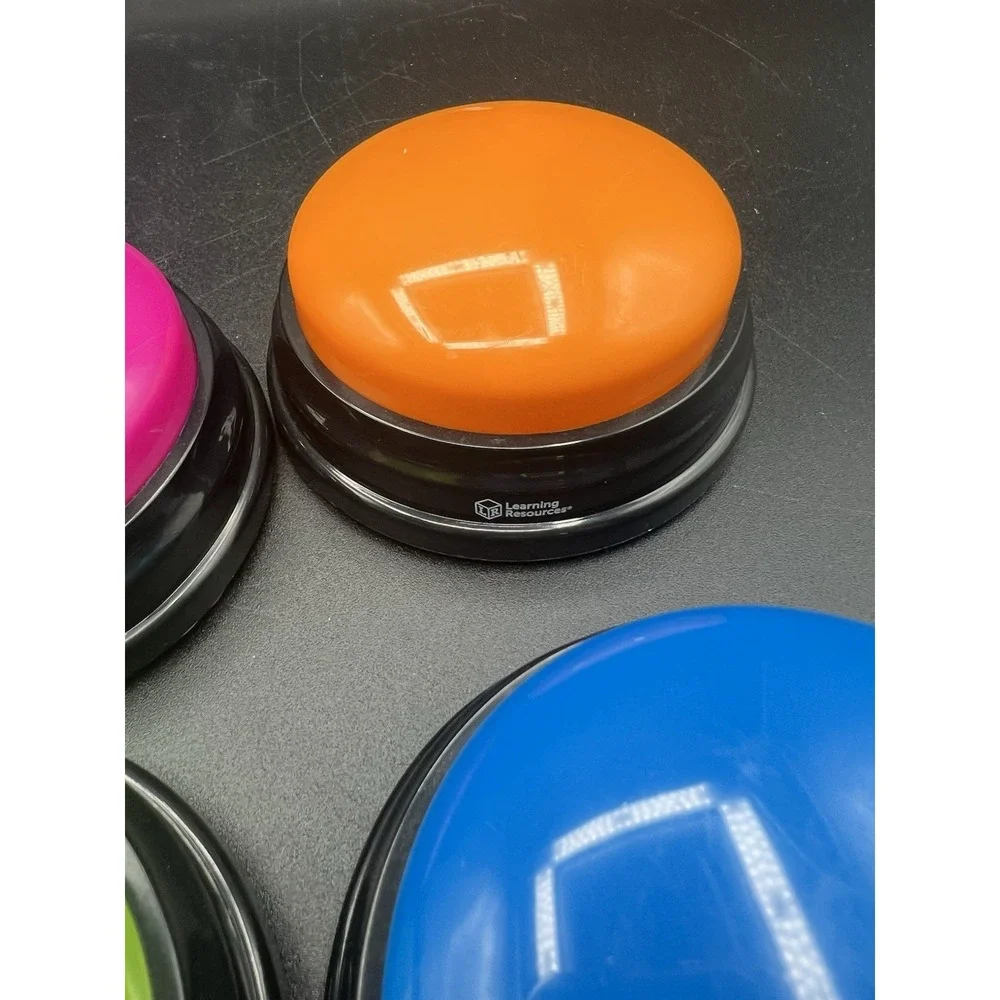 Recordable Answer Buzzers Learning‎ Resources, Talking Button Set of 4